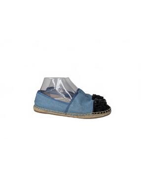 Circus by Sam‎ Edelman Blue Denim Espadrille Flats Size 8
